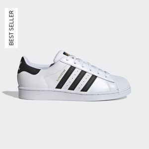 Adidas Originals Superstar White Sneakers Size 6